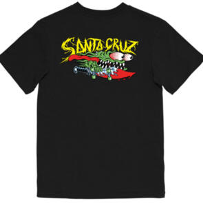 SANTA CRUZ YOUTH BOYS MEEK SC SLASHER TEE BLACK