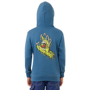 SANTA CRUZ MELTING HAND HOODIE VINTAGE BLUE