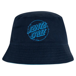 SANTA CRUZ VIVID DOT MONO BUCKET HAT NAVY