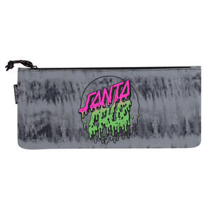 SANTA CRUZ RAD DOT HOLLOW PENCIL CASE BLACK TIE DYE