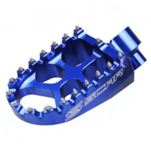 SCAR EVO BLUE FOOTPEGS KTM SX-SXF 16-22 / HUSKY TC-FC 16-22 / GASGAS MC 21-22 - 57MM WIDE