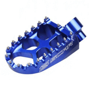 SCAR EVO FOOTPEGS YZF450 23-24 BLUE