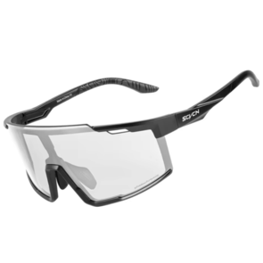 SCVCN PHOTOCHOMIC CYCLING SUNNIES BLACK - GREY LENS