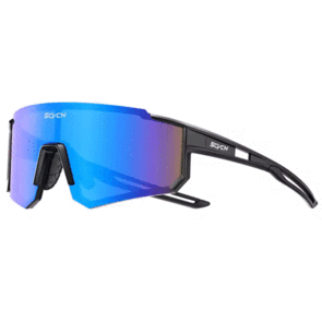 SCVCN UV400 SUNNIES BLACK BLUE MIRROR