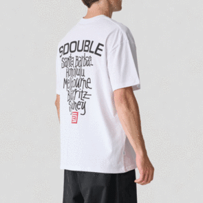 SDOUBLE CITIES SS TEE WHITE