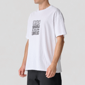 SDOUBLE LOGOFEST SS TEE WHITE