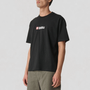 SDOUBLE S CUBE MID BLOCK SS TEE BLACK