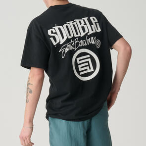 S DOUBLE COMBO PLATTER TEE WASHED BLACK