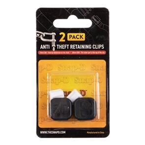 SNAP-D 2 PACK ANTI THEFT RETAINING CLIP