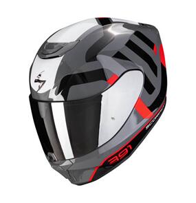 SCORPION EXO 391 AROK HELMET GRY/RED/BLK