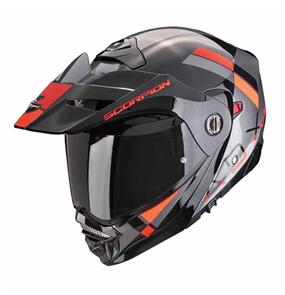 SCORPION EXO ADX-2 GALANE SIL/BLK/RED 