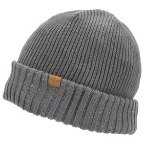 SEALSKINZ COLD WEATHER ROLL CUFF BEANIE GREY