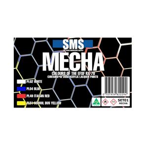 SMS AIRBRUSH PAINT ACRYLIC LACQUER MECHA COLOUR SET 30ML