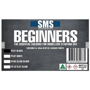 SMS AIRBRUSH PAINT ESSENTIAL COLOURS FOR BEGINNERS SMS