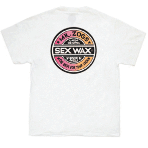 SEX WAX FADE TEE PINK ORANGE WHITE BLEND