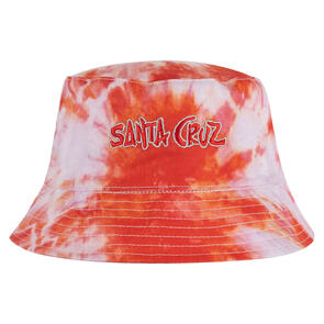 SANTA CRUZ SC REVERSIBLE TROPIC BUCKET HAT ROSE TIE DYE