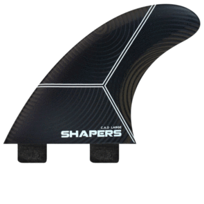 SHAPERS C.A.D 3-FIN DUAL TAB BASE WHITE - LARGE