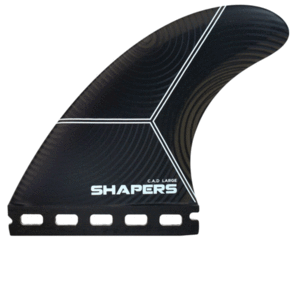 SHAPERS C.A.D 3-FIN SINGLE TAB BASE WHITE - LARGE