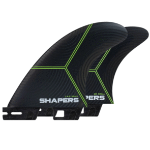 SHAPERS C.A.D AIRLITE SMALL SINGLE TAB 5 FIN SET + DARC DRIVE