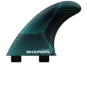SHAPERS C.A.D LARGE 3-FIN DUAL TAB BASE BLUE