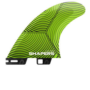 SHAPERS C.A.D SMALL 3-FIN SHAPERS 2 BASE GREEN