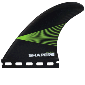 SHAPERS S.P.F AIRLITE 3-FIN SINGLE TAB GREEN - SMALL