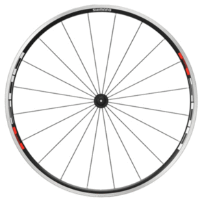 SHIMANO WH-R501 FRONT WHEEL 700C BLACK WEIGHT: 822G