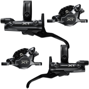 SHIMANO XT BRAKE UPGRADE KIT XC 2 PISTON BR-M8200/BL-M8200 + (1X METAL, 1X RESIN, 2X OIL)