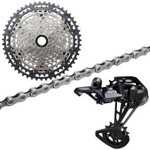 SHIMANO XT CASSETTE, DERAILLEUR AND CHAIN