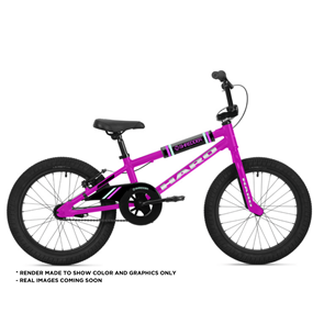 HARO SHREDDER GIRLS 18" GLOSS MAGENTA/SILVER