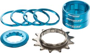 REVERSE SINGLE SPEED KIT 13T REVERSE COMPONENTS LIGHT BLUE