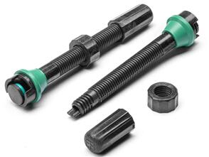 ABSOLUTE BLACK AETHER, CARBON ULTRA-LIGHT TUBELESS VALVES 30-55MM RIM