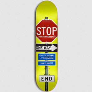 SKATE MENTAL DAN PLUNKETT STOP DECK 8.5"