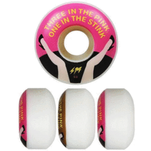 SKATE MENTAL THREE IN THE PINK WHEELS 53MM