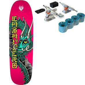 POWELL PERALTA FLIGHT CAB BAN THIS PINK 9.625 + DOUBLE$DOWN PRIME SURF SKATE SET