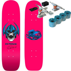 POWELL PERALTA WELINDER FREESTYLE 04 HOT PINK 7.25" + DOUBLE$DOWN PRIME SURF SKATE SET
