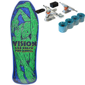 VISION LEE RALPH DECK 10.25" - BLUE/GREEN + DOUBLE$DOWN PRIME SURF SKATE SET