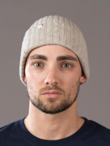 JUST ANOTHER FISHERMAN SKIPPER BEANIE GREY FEATHER