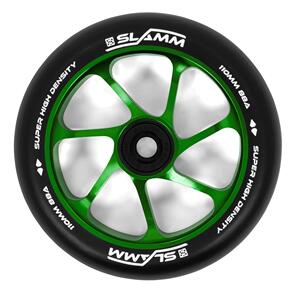 SLAMM 110MM TEAM WHEEL BLACK/GREEN