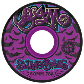 SLIME BALLS 60MM BAM MARGERA GUEST OG SLIME BLACK 78A