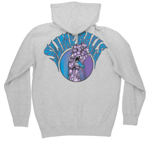 SLIME BALLS GRAVE HAND P/O HOODED SWEAT GREY