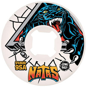 SLIME BALLS 54MM NATAS REISSUE WHITE HARDLINE 95A