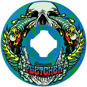 SLIME BALLS 56MM GREYSON FLETCHER GUEST VOMIT MINI GREEN BLUE SWIRL 99A