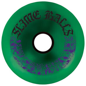 SLIME BALLS 80MM MEGA BALLS METALLIC GREEN 78A
