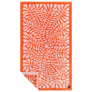 SLOWTIDE HAPA OVERSIZED PREMIUM WOVEN BEACH TOWEL RED