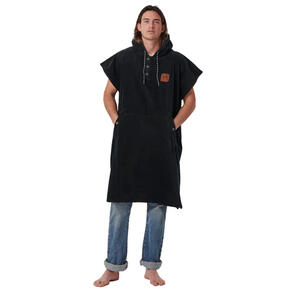 SLOWTIDE THE DIGS CHANGING PONCHO BLACK