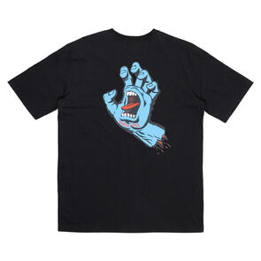 SANTA CRUZ OS OPUS SCREAMING HAND TEE BLACK