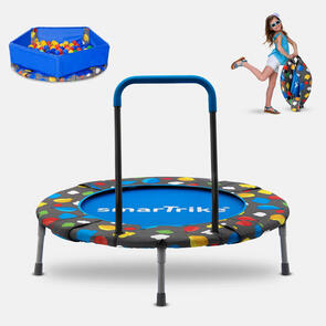 SMARTTRIKE FOLDING ACTIVITY CENTRE 3-IN-1 TRAMPOLINE