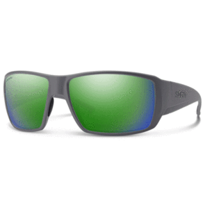 SMITH GUIDES CHOICE MATTE CEMENT CHROMAPOP GLASS POLARIZED GREEN MIRROR