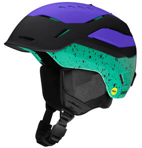 SMITH 2026 VANTAGE 2 MIPS HELMET MATTE BLACK / ULTRAVIOLET / EMERALD CITY